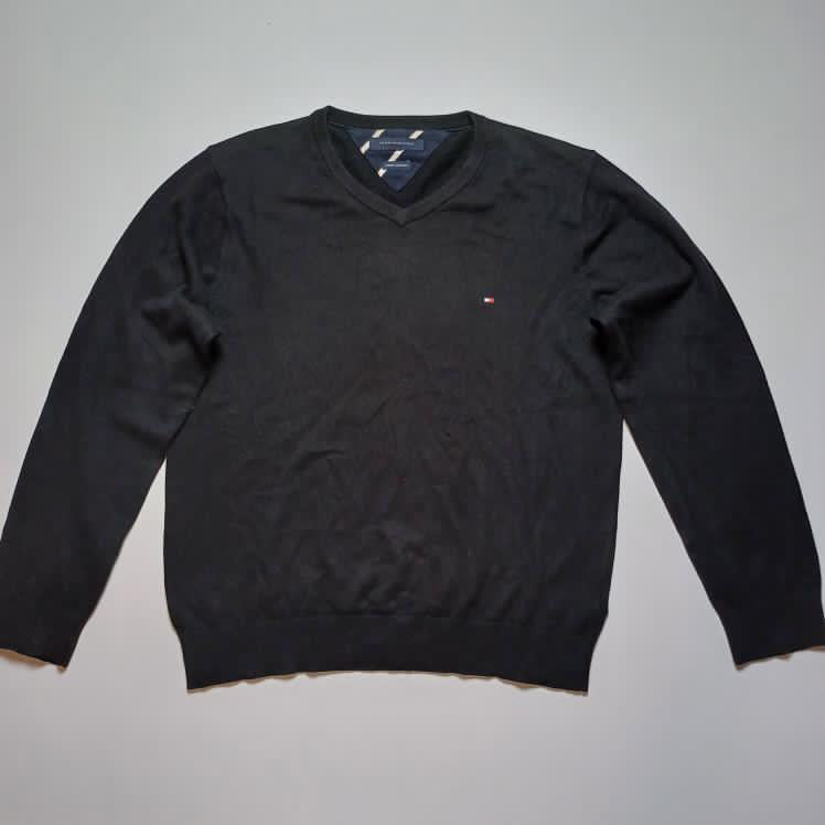 Pull col V - Tommy Hilfiger - L